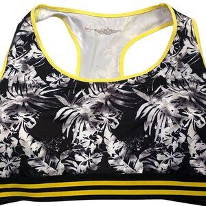Cato Active Racerback Sports Bra 3X Black Athleisure‎ Athletic Exercise Fitness